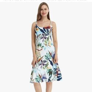 Hawaii Hangover Mermaid Ruffle‎ Dress Paradise Size L